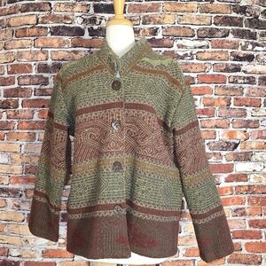 Coldwater Creek Southwest Blanket Jacket Size M